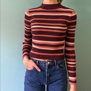Mock neck long sleeve